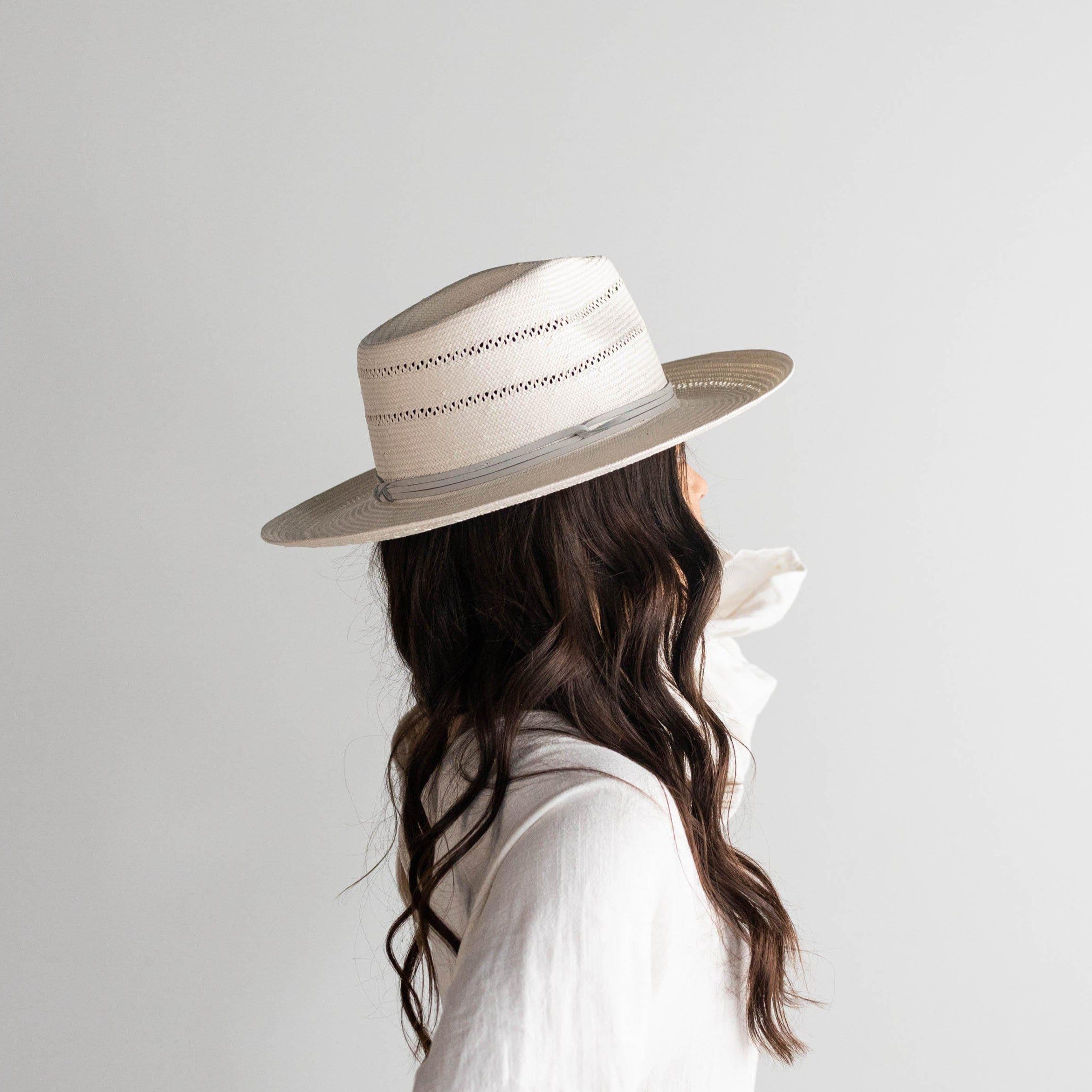 Arlo Rancher Fedora Straw Hat - GIGI PIP #color_grey