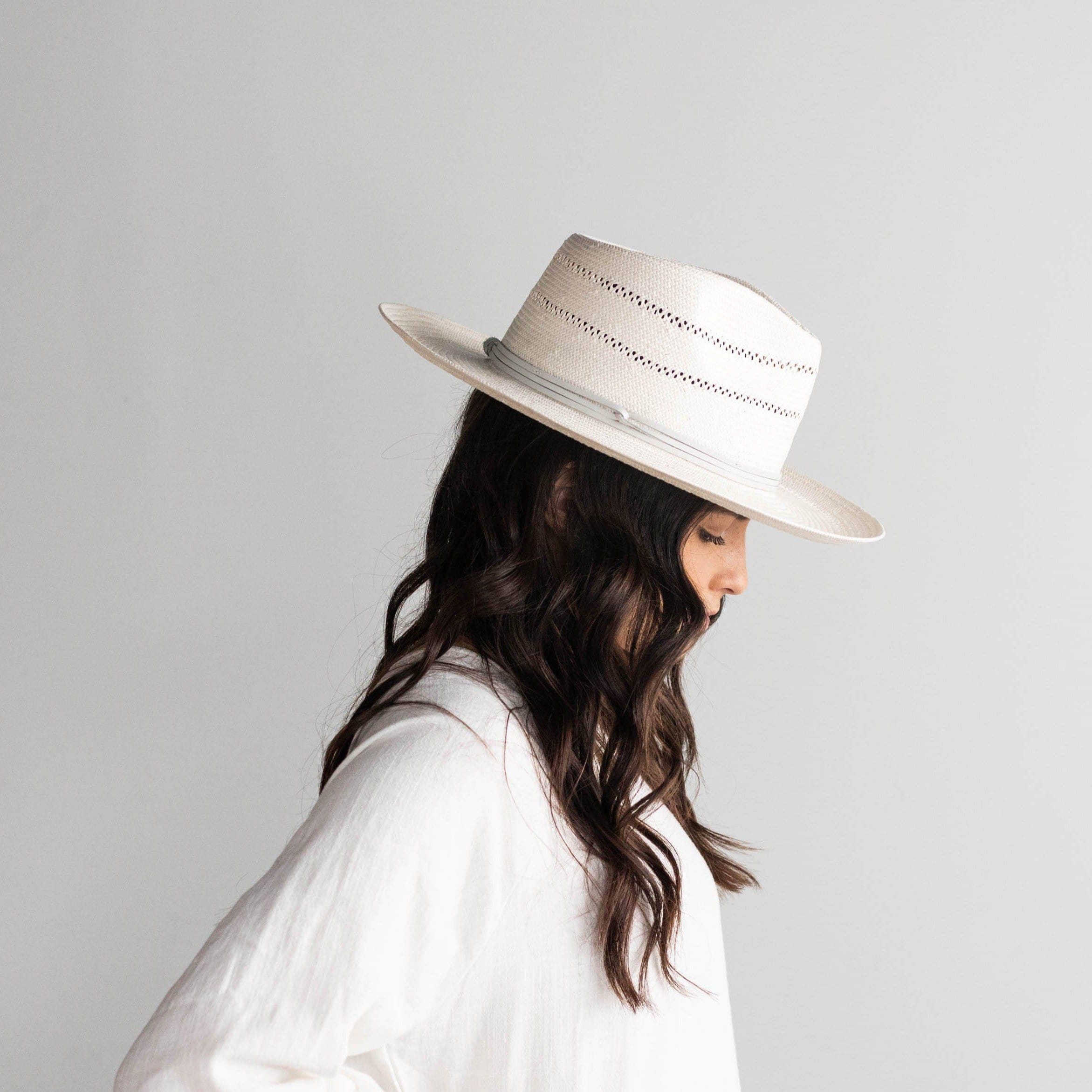 Arlo Rancher Fedora Straw Hat - GIGI PIP #color_grey