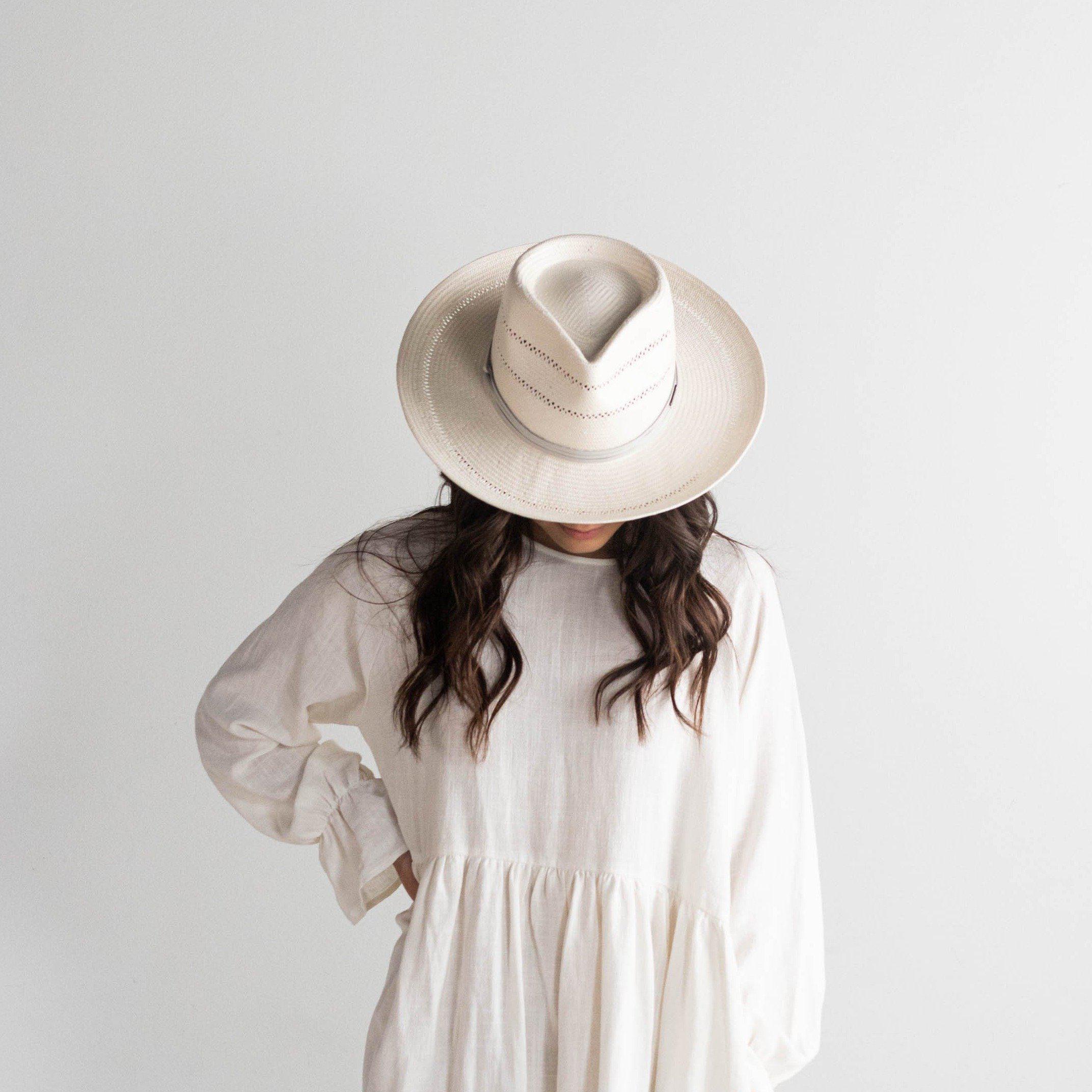 Arlo Rancher Fedora Straw Hat - GIGI PIP #color_grey