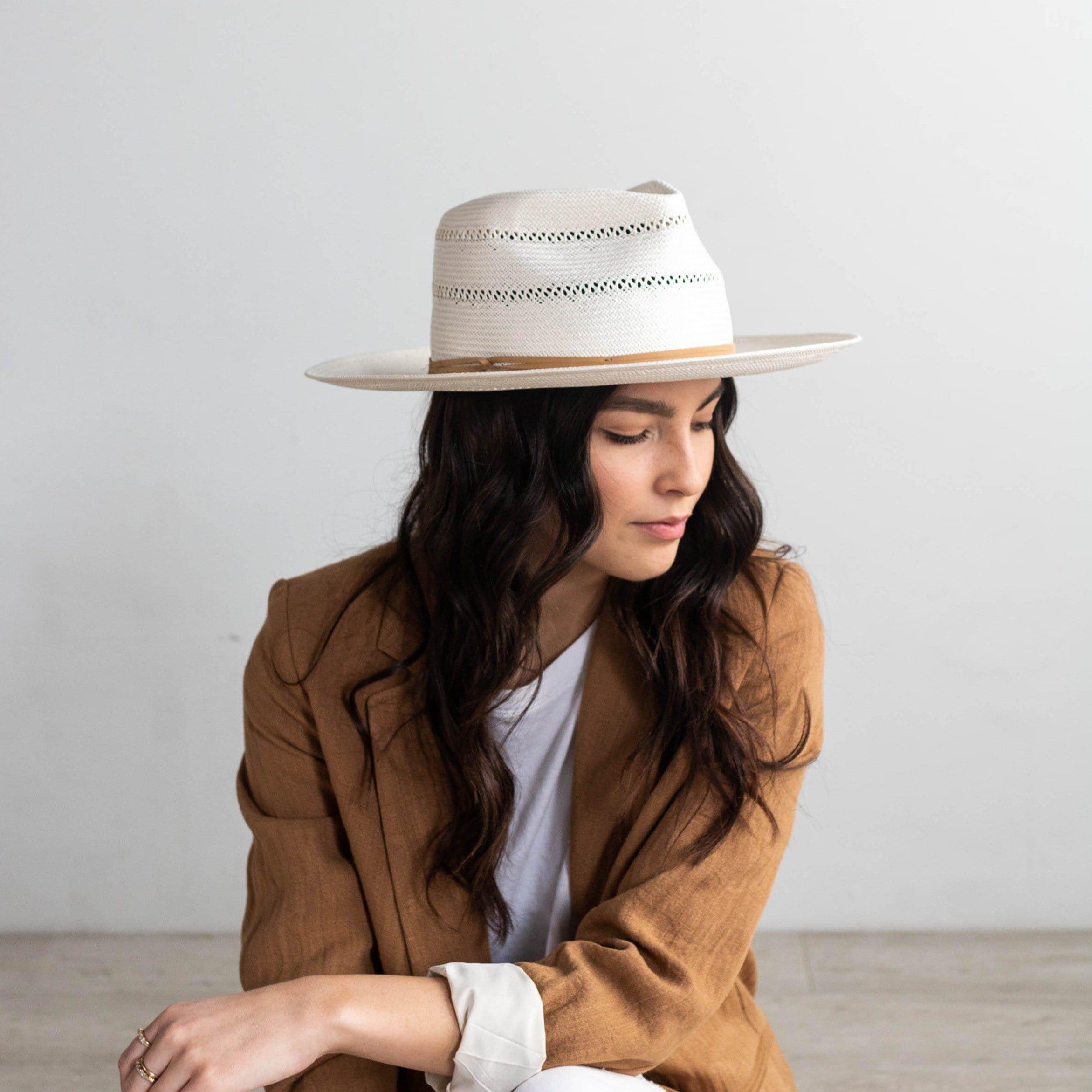 Arlo Rancher Fedora Straw Hat - GIGI PIP #color_tan