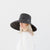 Gigi Pip straw hats for women - Jolie Boater - bell shaped straw with a boater crown and a sloped brim [natural]