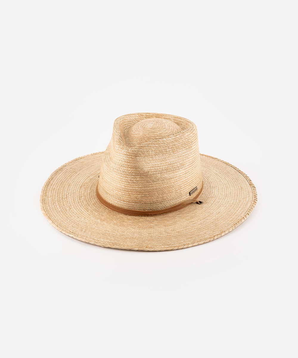 Straw Hats River Palm Straw Sun Hat Oak / 55 XS