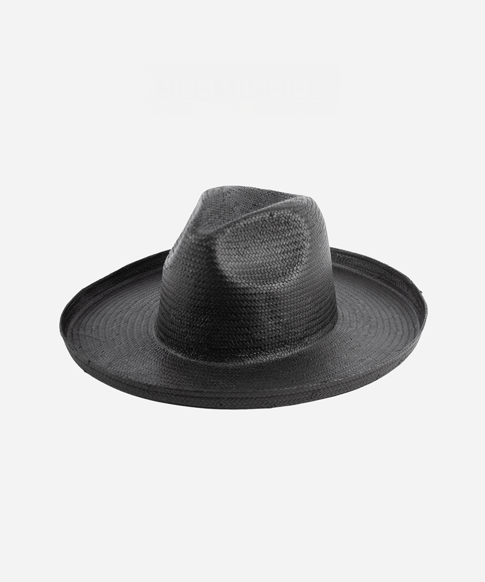Penny Pencil Brim Fedora - Black BLEMISHED - GIGI PIP