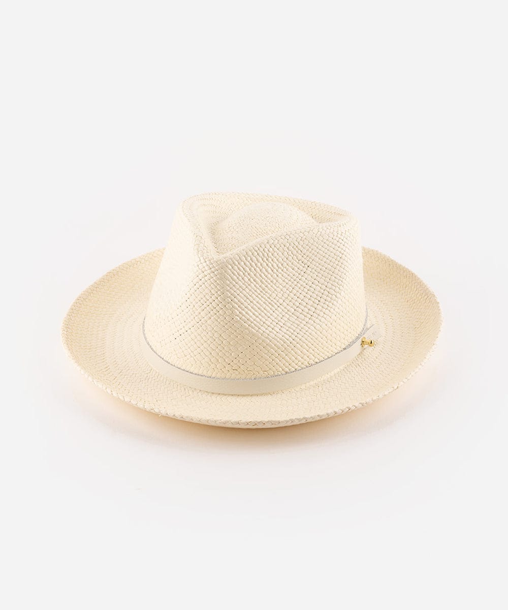 Straw Hats Lupe Fedora White / XS 55