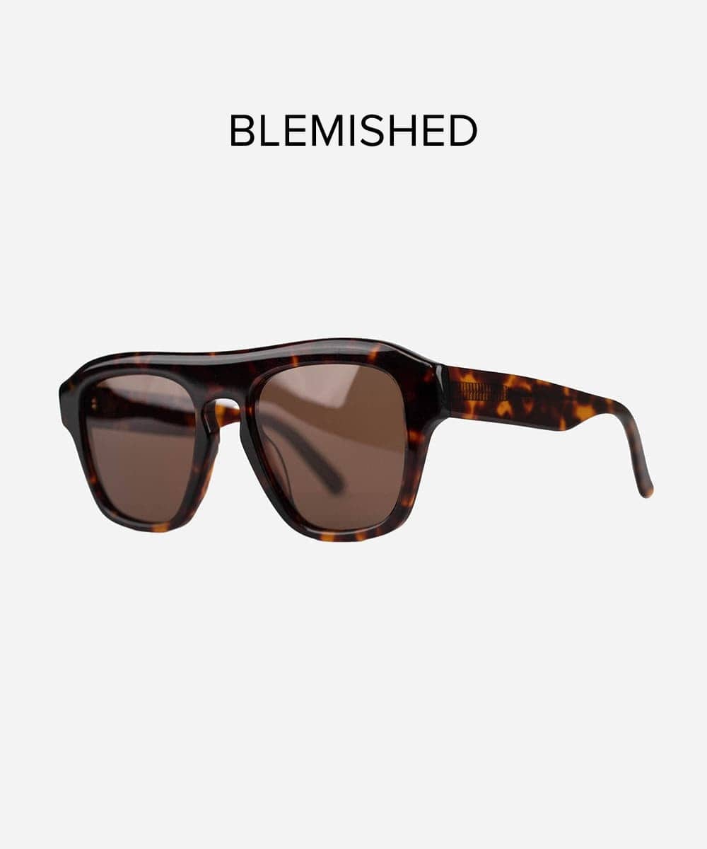Sunglasses Val Wayfarer Sunglasses - Tortoise BLEMISHED Tortoise
