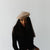 Gigi Pip caps for women - Lola Beret - 100% Australian wool classic beret featuring two metal detail embellishments on the soft fold and an adjustable inner lining [taupe]