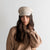 Gigi Pip caps for women - Linen Newsboy Cap - 100% linen shell classic newsboy cap with a polyester + quilted liner, featuring the Gigi Pip adjustable inner band [black]