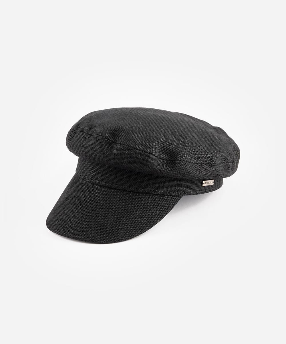 Linen Newsboy Cap