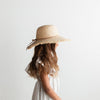 Gigi Pip straw hats for kids - Addie Kids Straw Floppy Hat - floppy Raffia straw with a polyester liner + 100% cotton inner sweatband [natural]