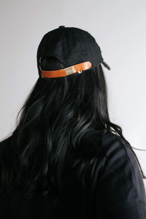 GIGI PIP Hats for Women- Roxy Ballcap - Black-Baseball Hat