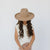 Gigi Pip felt hats for kids - Maude Kids Pencil Brim - curved crown with a stiff, wide brim with pencil rolled up edge [tan]