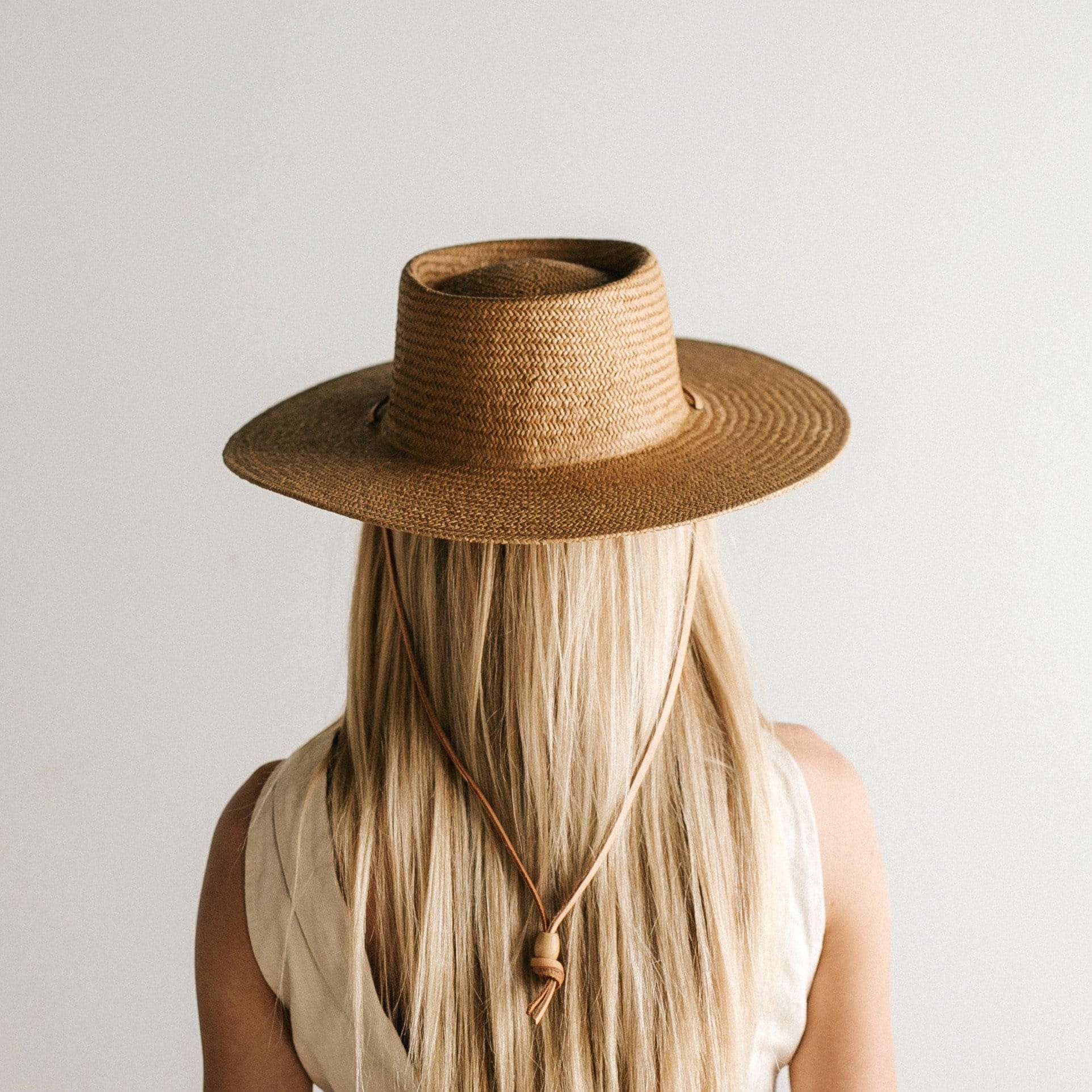 Aiden Straw Pork Pie - Natural BLEMISHED - GIGI PIP