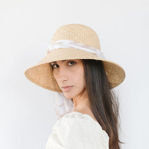 Straw Hats Jude Packable Hat - Natural BLEMISHED