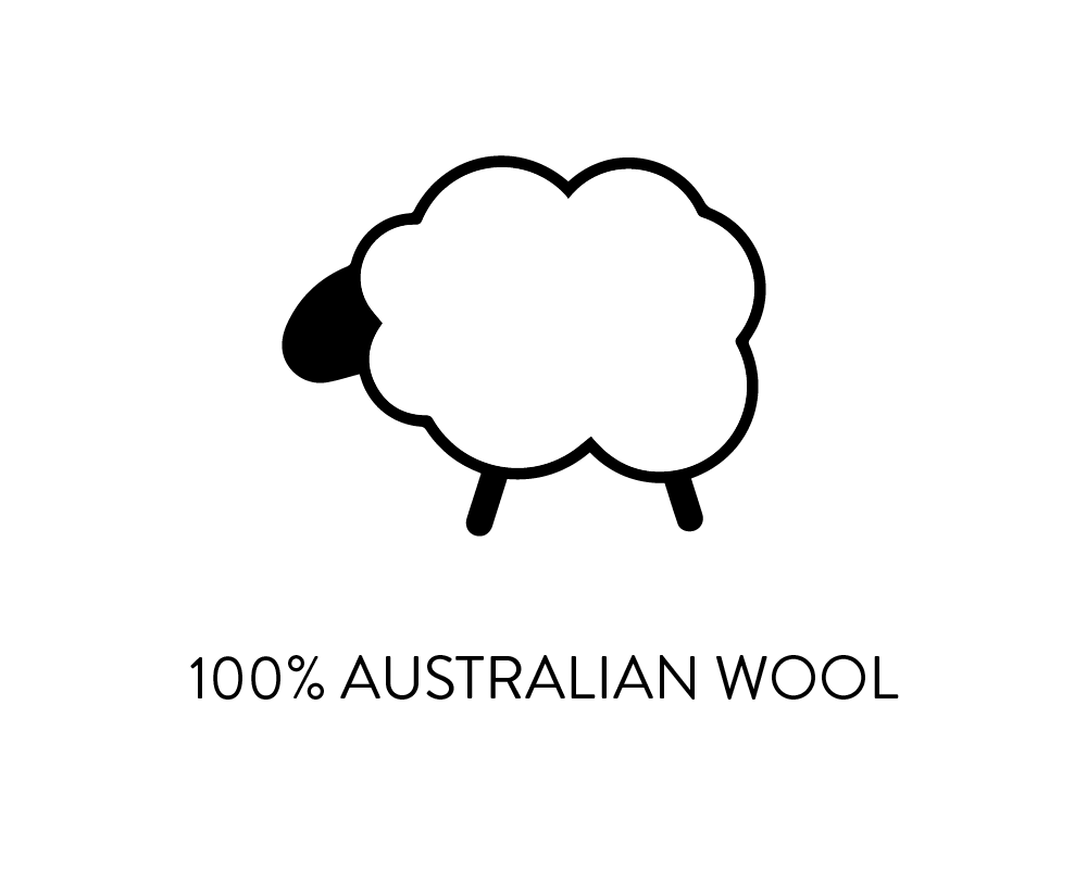 100% Australian Wool Icon